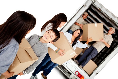 Hertford council vehicle collecting large items