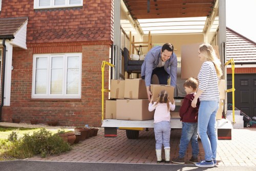Residents preparing large furniture for collection