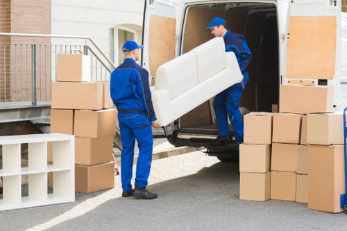 Leatherhead Council Large Item Collection service in action