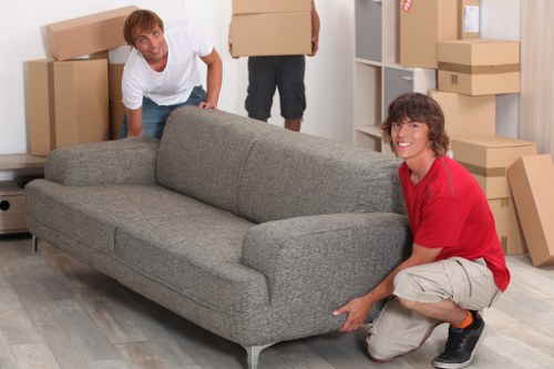 Prepared large items ready for council collection in Luton