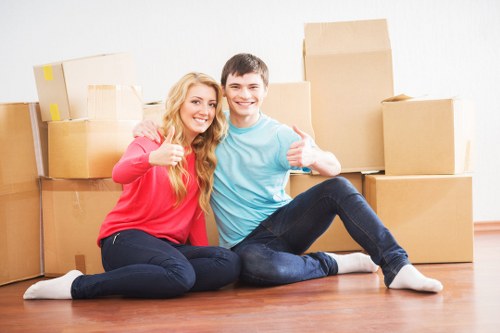 Council representative scheduling a large item pickup