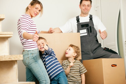 Redhill residents using the large item collection service