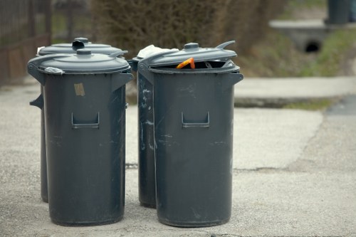 Council truck collecting bulky household items