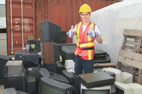 Residents placing largeitems for collection